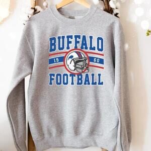Buffalo Bills 1960 Football Retro Graphic Fan Gift Cozy Unisex Sweatshirt